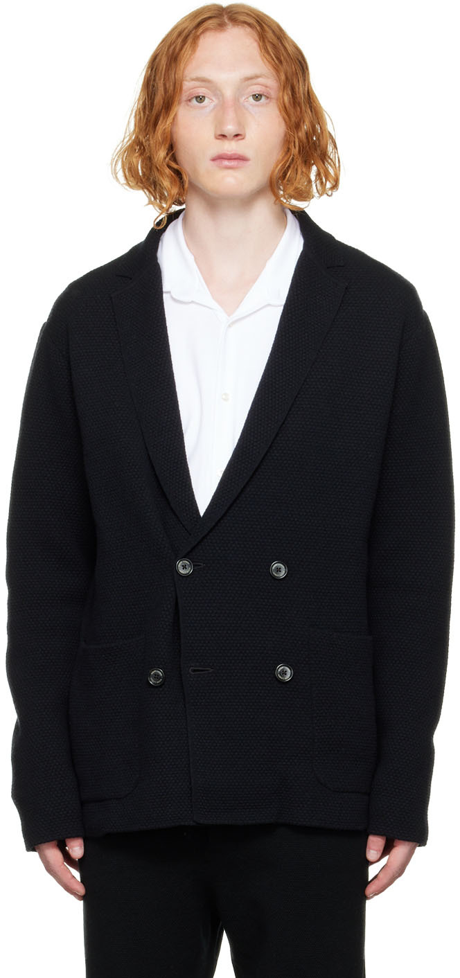 Black Viscose Blazer