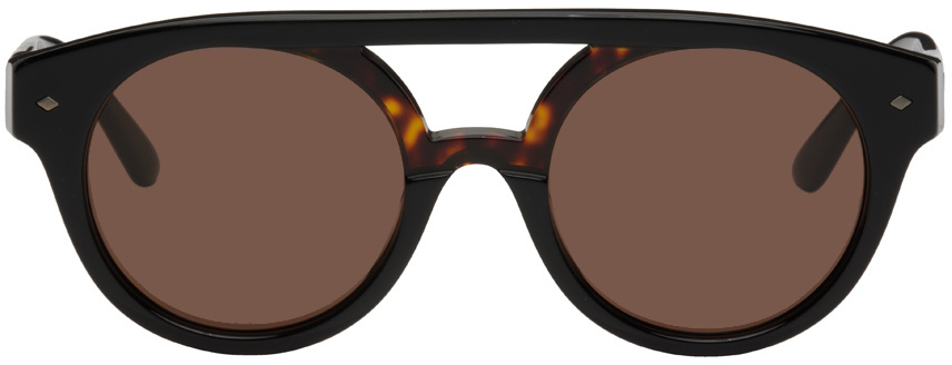 Giorgio Armani Tortoiseshell Round Sunglasses