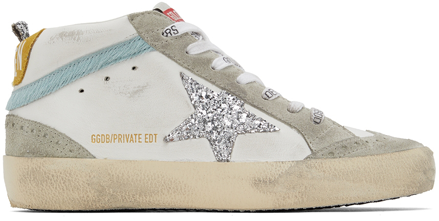 Ssense Donna Scarpe Sneakers Sneakers alte SSENSE Exclusive & Gray Mid Star Classic Sneakers 