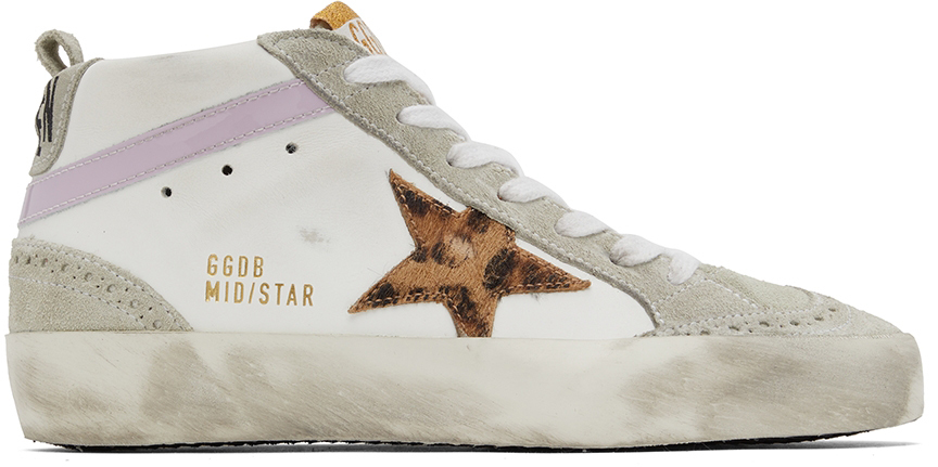 SSENSE Exclusive & Gray Mid Star Classic Sneakers Ssense Donna Scarpe Sneakers Sneakers alte 