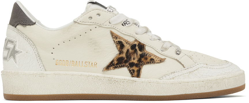 Golden Goose Off-White Ball Star Sneakers