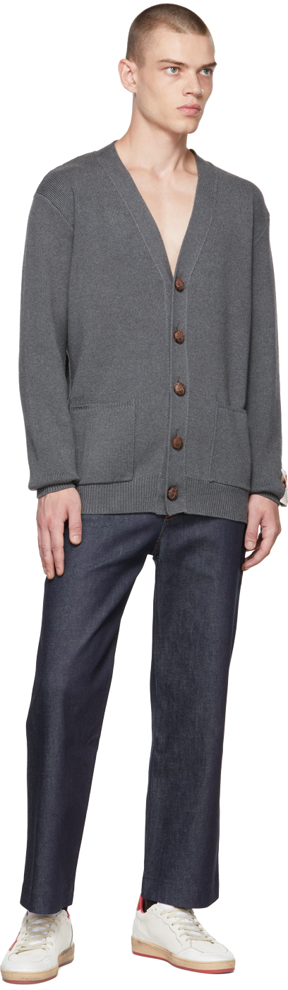 Golden Goose グレー ロゴ カーディガン