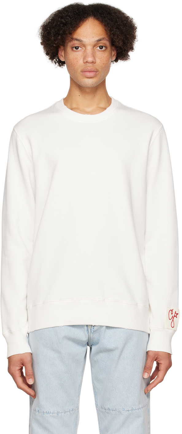 White Archibald Sweatshirt