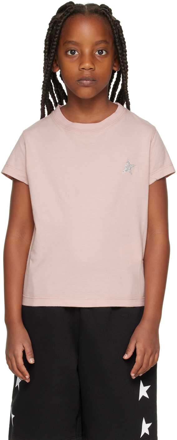 Golden Goose Kids Pink Star T-Shirt