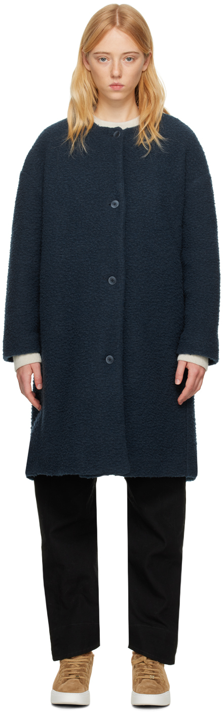 Max Mara Leisure Blue Morina Coat