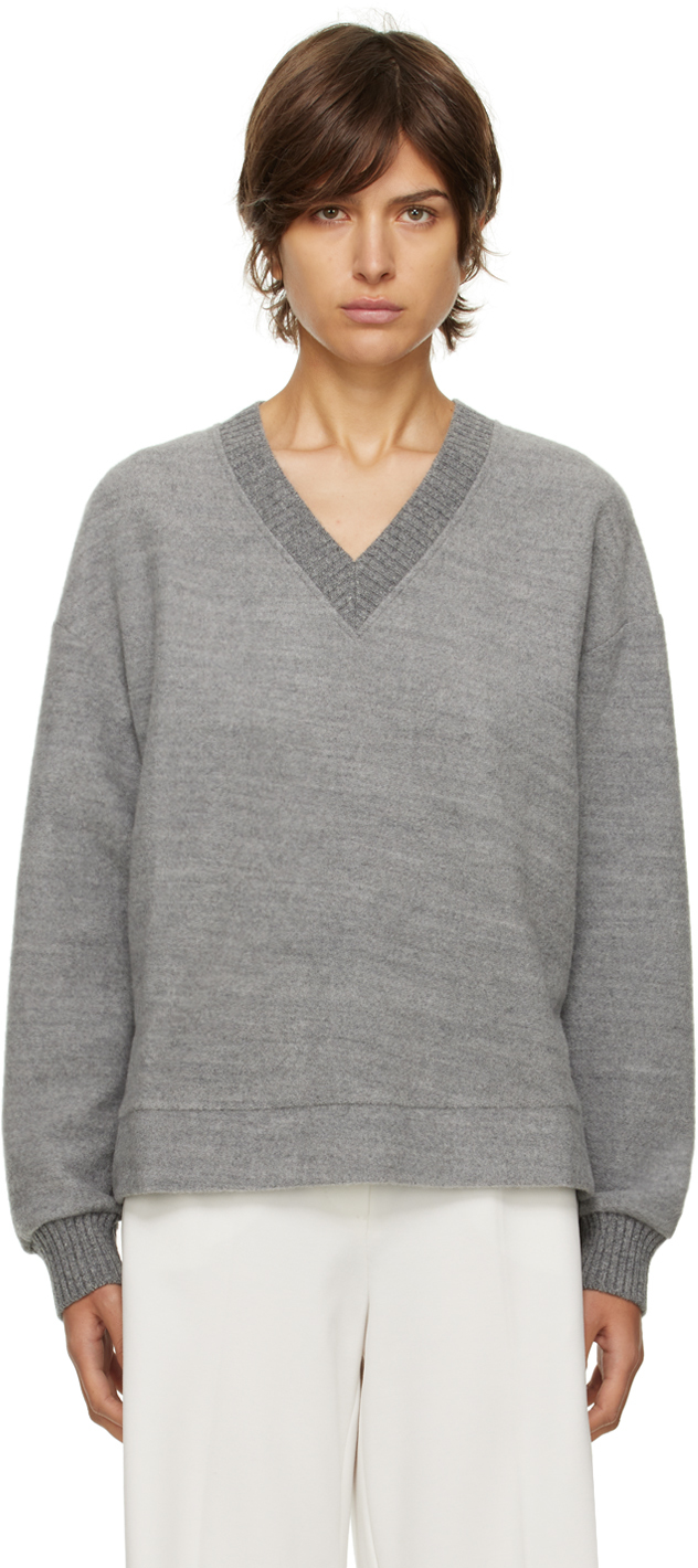 Max Mara Leisure Gray Mammola Sweater