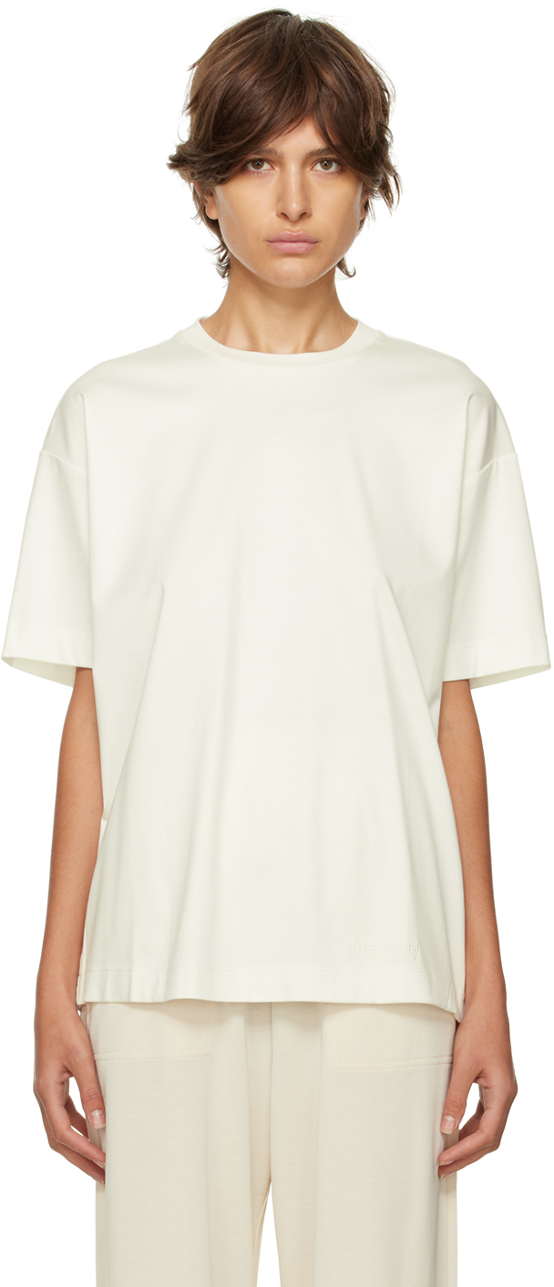Max Mara Leisure White Alcool T-Shirt