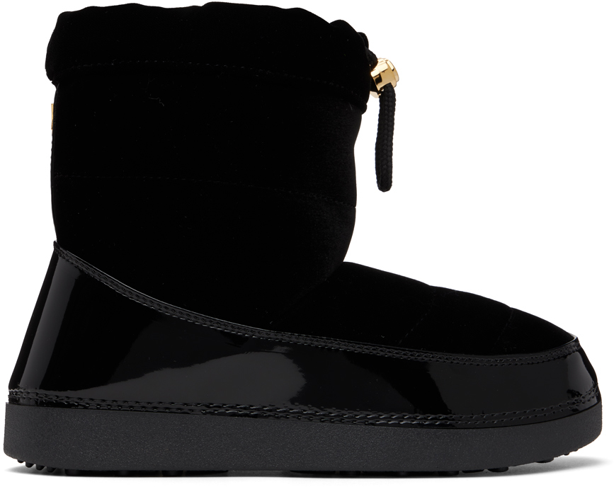 SSENSE Exclusive Black Quilted Boots