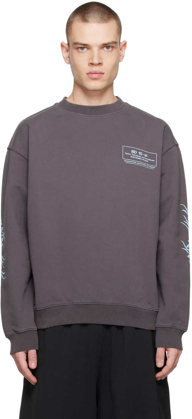 Gray 'Electronic Attack' Sweatshirt