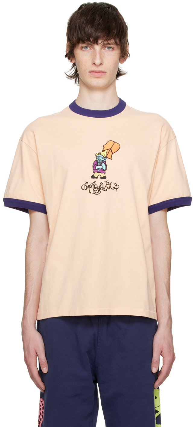 Brain Dead: Orange Gnome Ringer T-Shirt | SSENSE