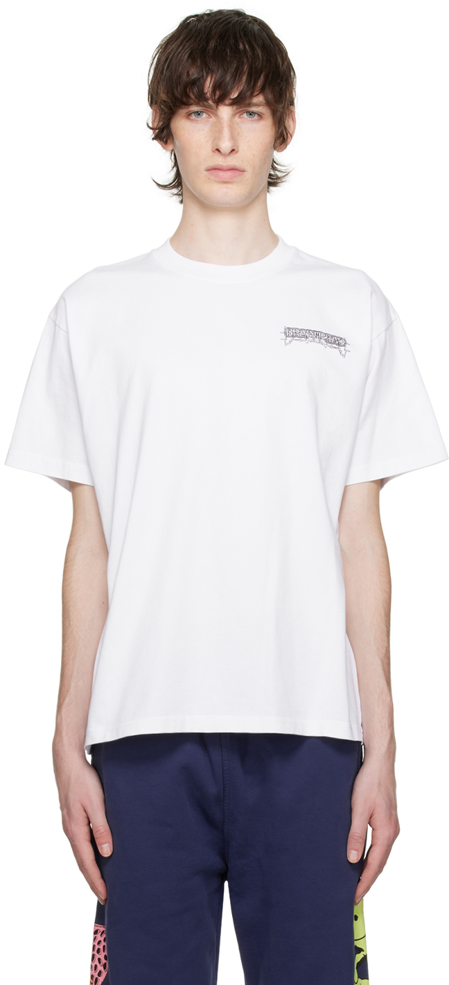 Ssense Abbigliamento Top e t-shirt T-shirt T-shirt a maniche corte Kids White Trefoil T-Shirt 