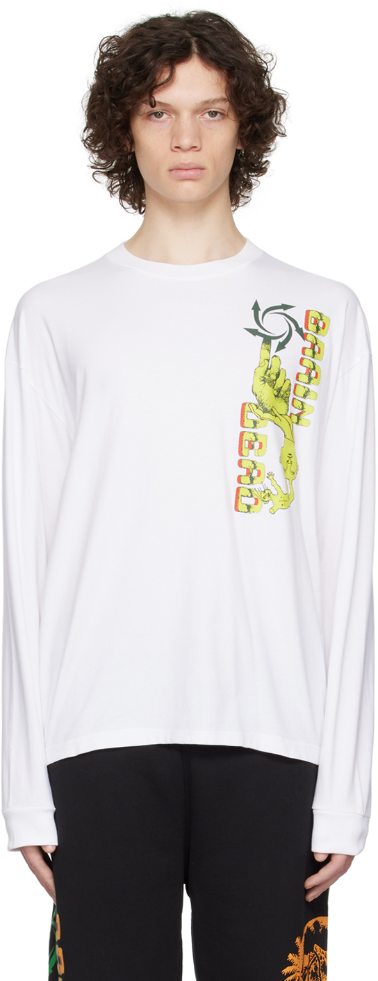 Polka Dot Long Sleeve T-Shirt Ssense Uomo Abbigliamento Top e t-shirt Top 