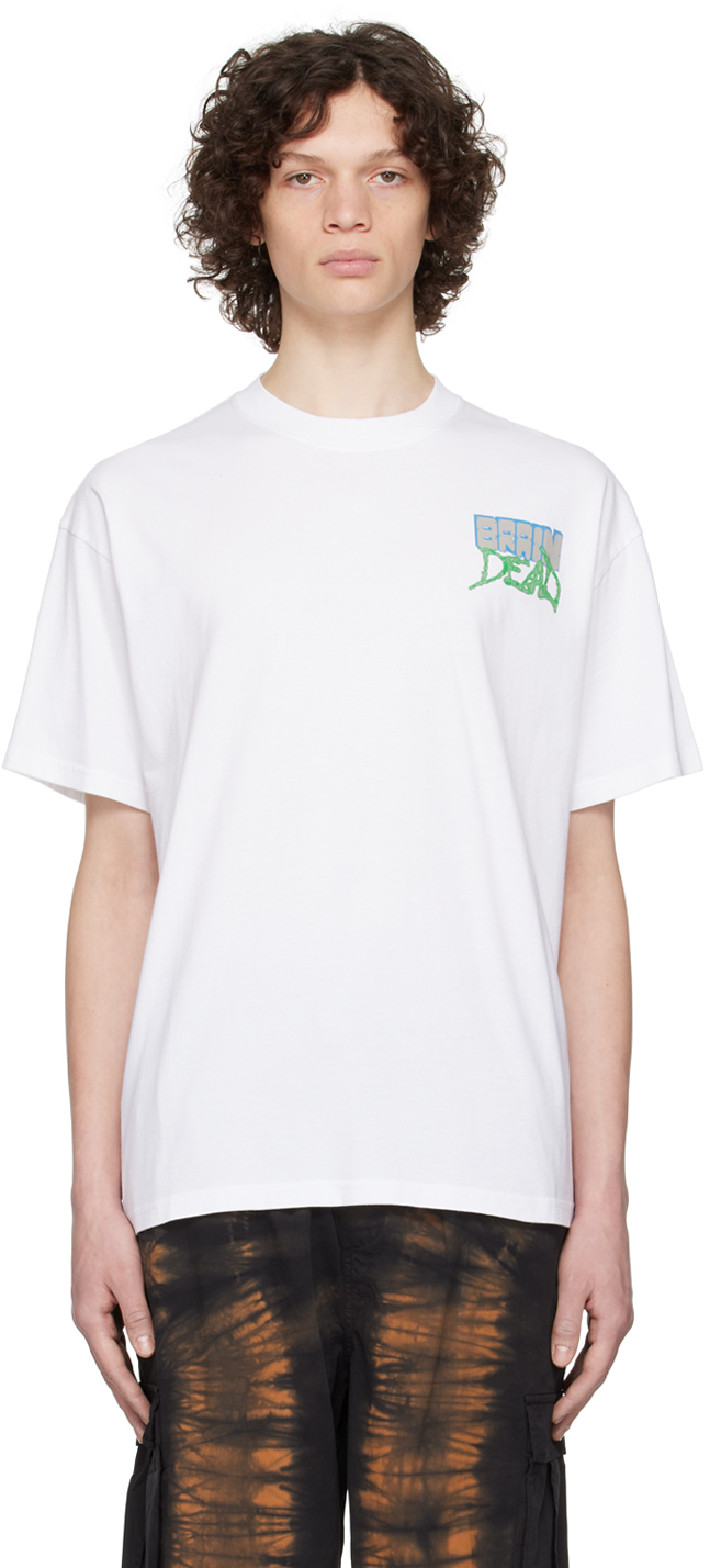 Green Shift Loop Long Sleeve T-Shirt Ssense Uomo Abbigliamento Top e t-shirt Top 