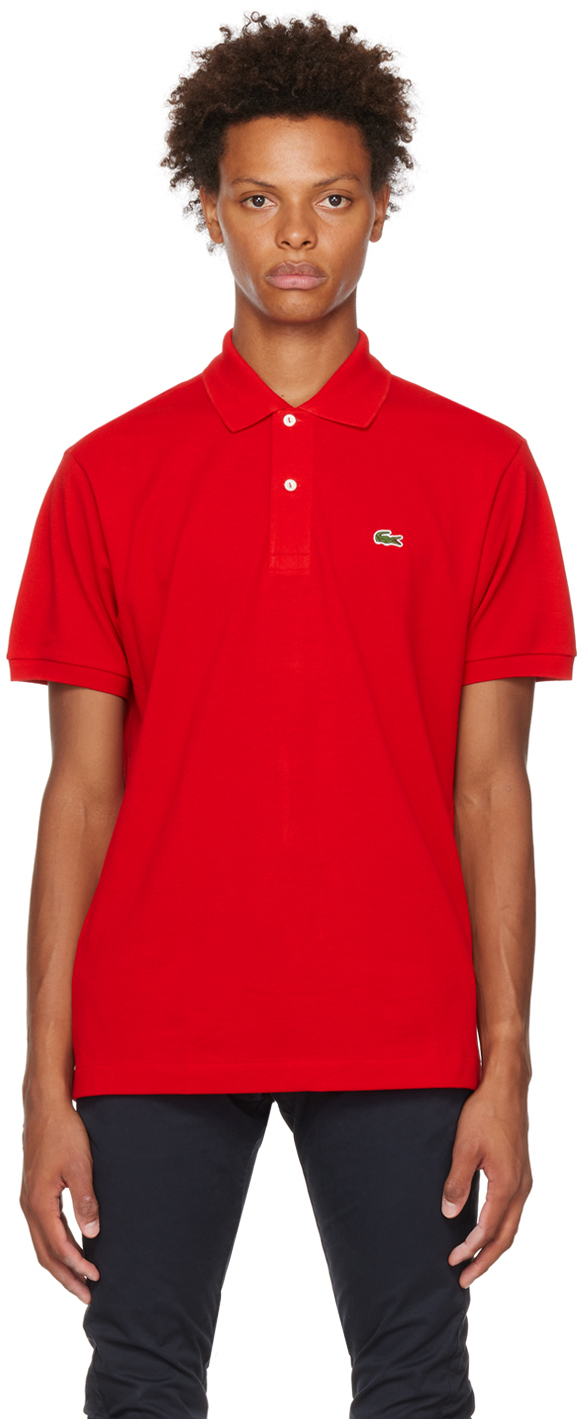 Lacoste: Red Regular Polo | SSENSE