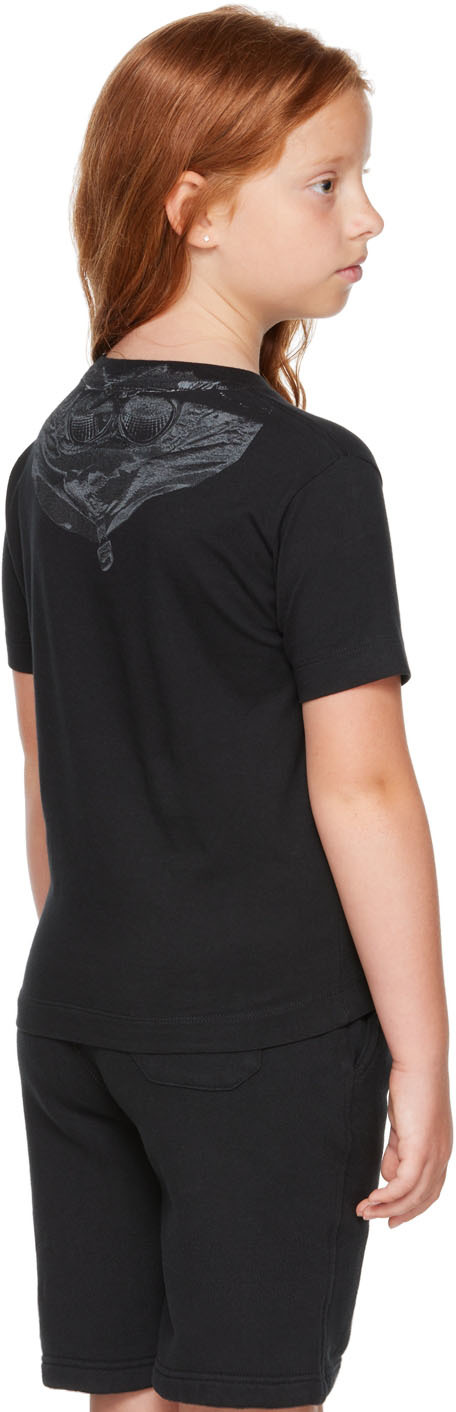 C.p. Company Kids Black U16 T-shirt In 999 Black