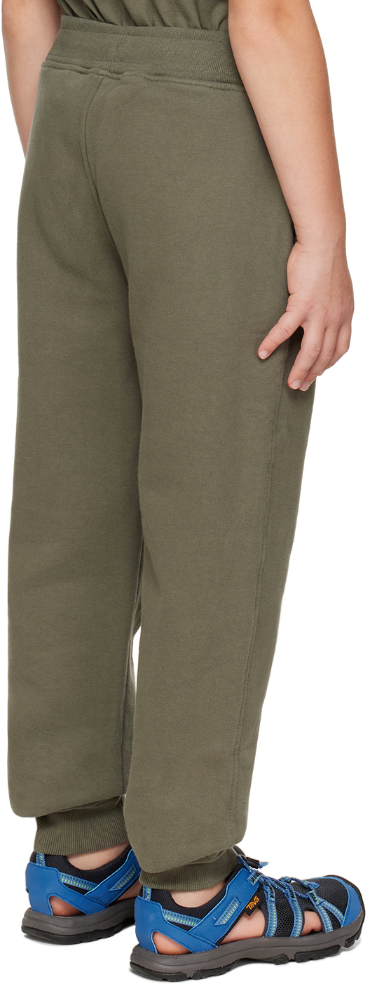 C.p. Company Kids Green Basic Lounge Pants In 669 Thyme
