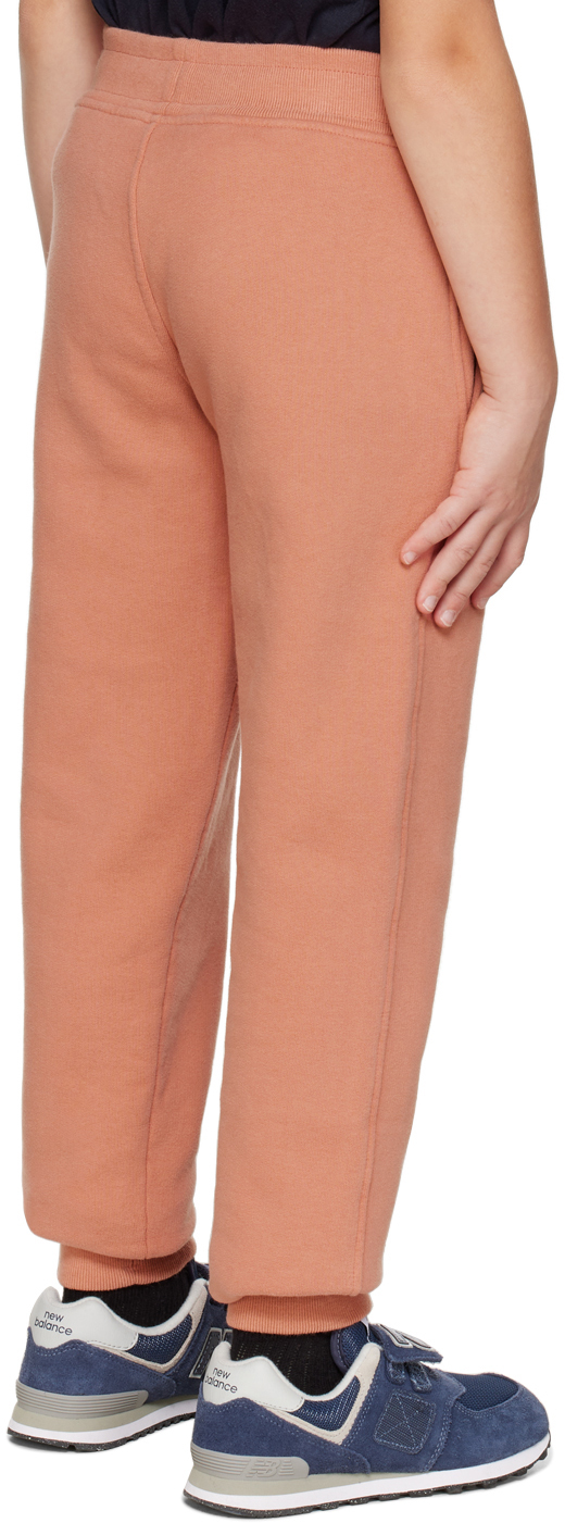 C.p. Company Kids Pink Basic Lounge Pants In 476 Cedar Wood