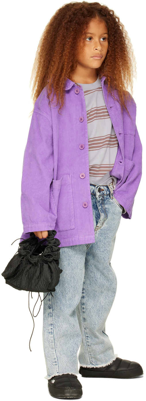 Main Story Kids Purple Squirrel Jacket In Bell Flower