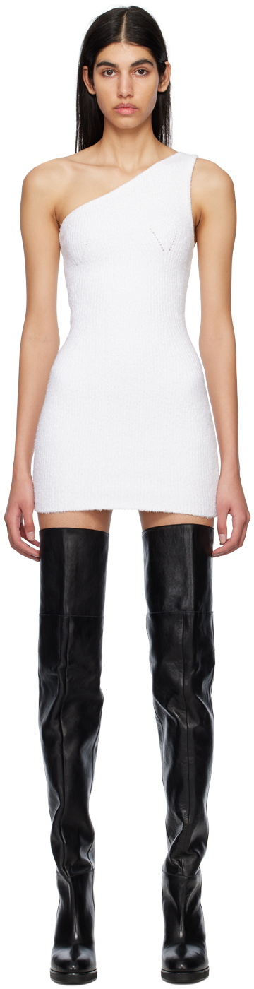 Shop Wardrobe.nyc White Hailey Bieber Edition Minidress In Off-white