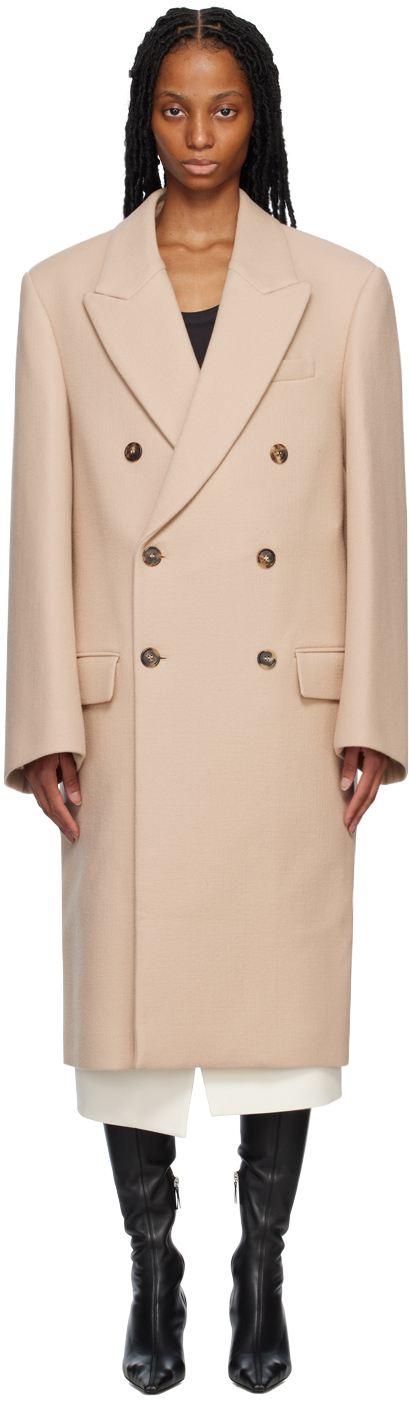 WARDROBE.NYC BEIGE HAILEY BIEBER EDITION COAT