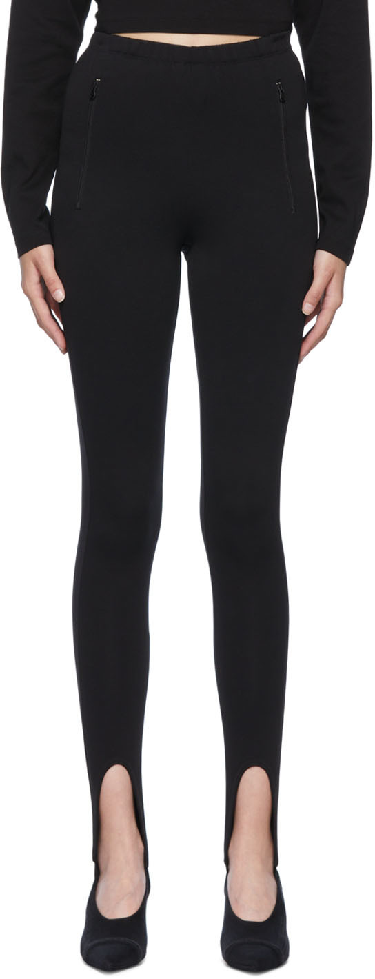 Wardrobe.nyc Slim-fit Stirrup Trousers In Black