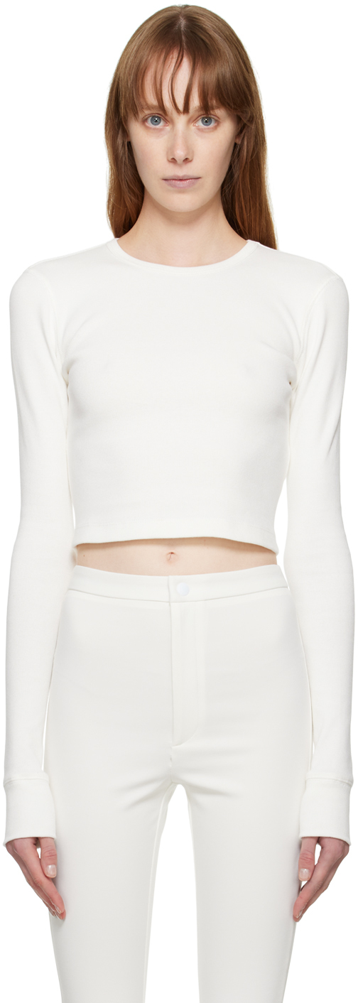 Shop Wardrobe.nyc Off-white Hailey Bieber Edition Long Sleeve T-shirt
