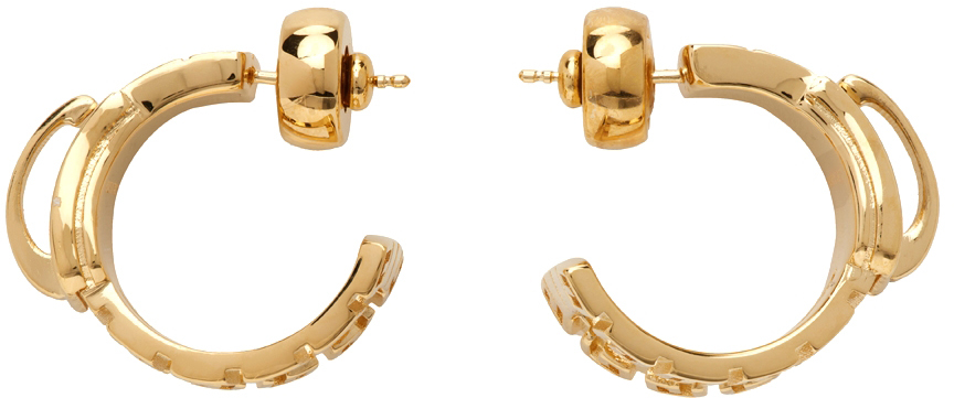 Givenchy Gold G Zip Earrings