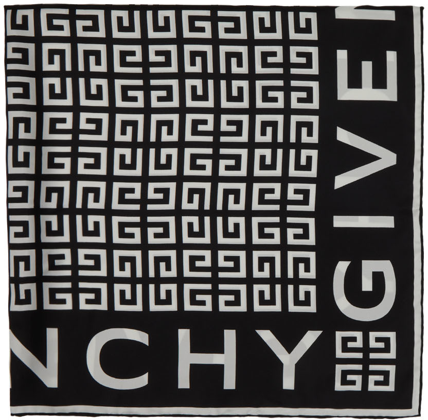 Black & White 4G Scarf by Givenchy on Sale