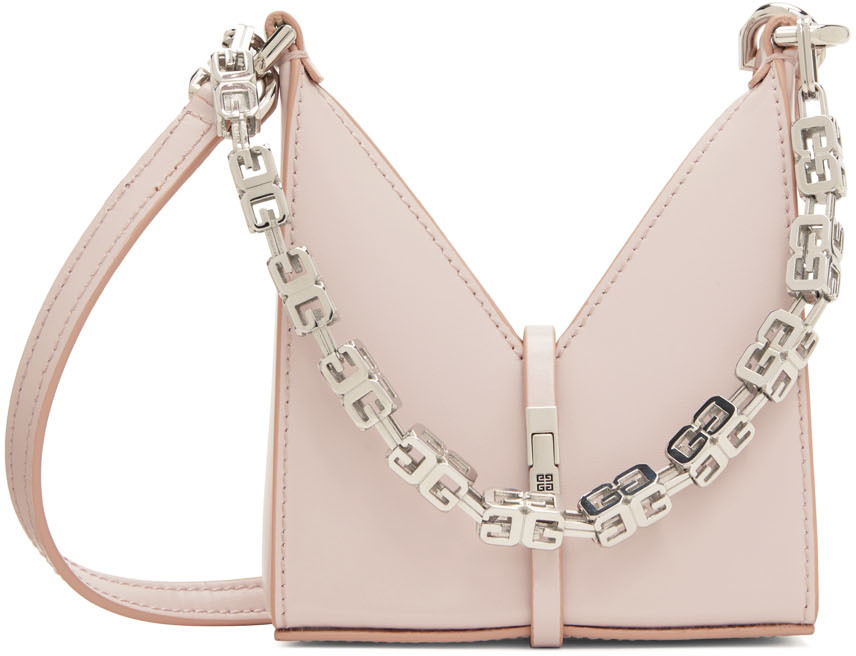 Givenchy Pink Micro Cut Out Bag In Light Pink