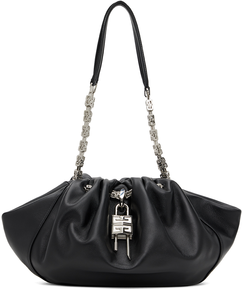 Shop Givenchy Black Small Kenny Bag In 001 Black