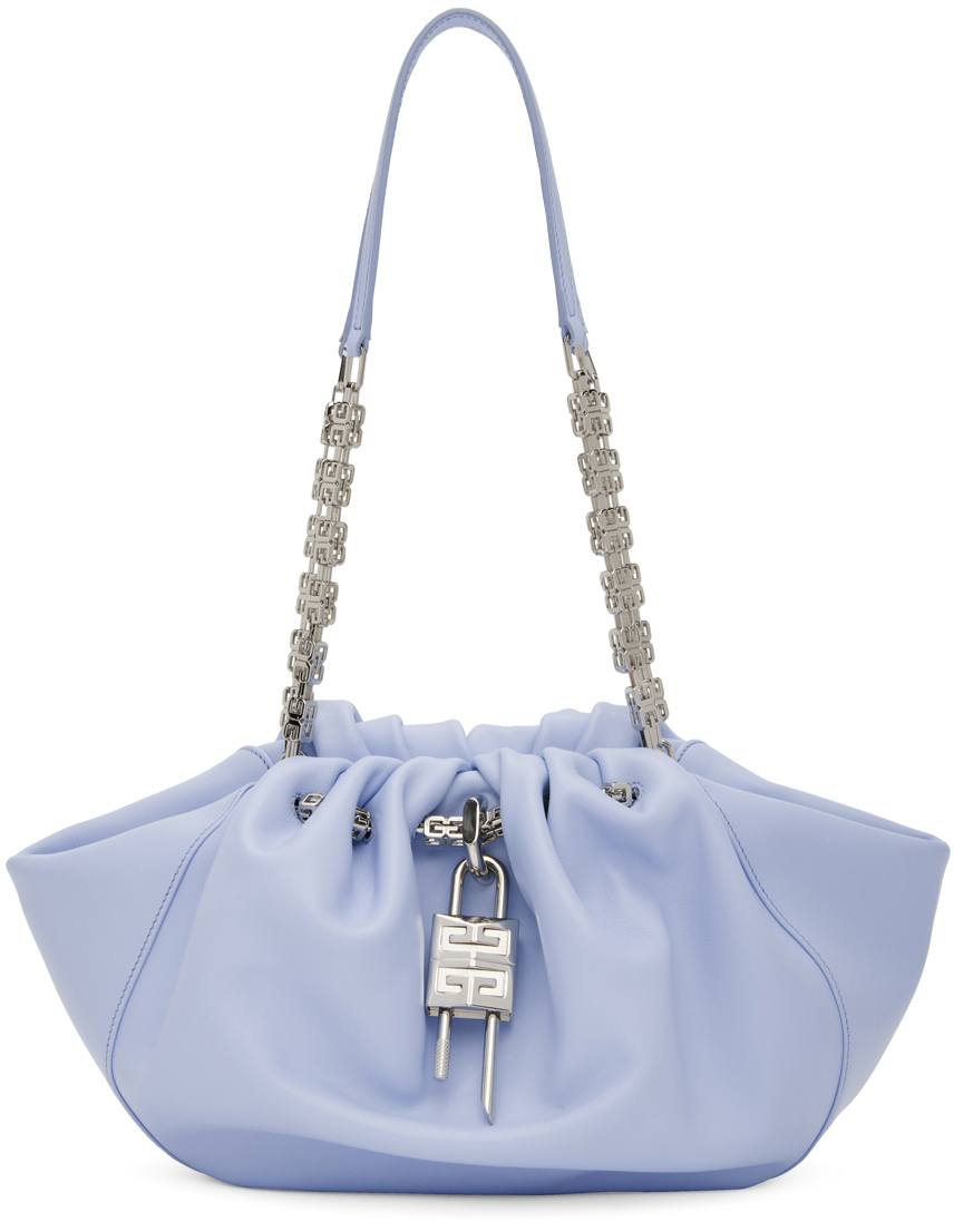 Givenchy: Blue Small Kenny Shoulder Bag | SSENSE