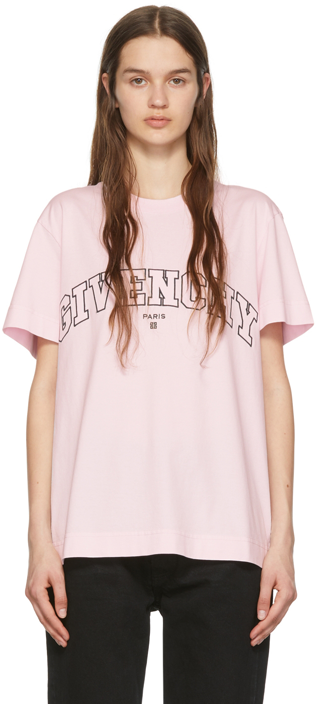 Givenchy Pink Cotton T-Shirt