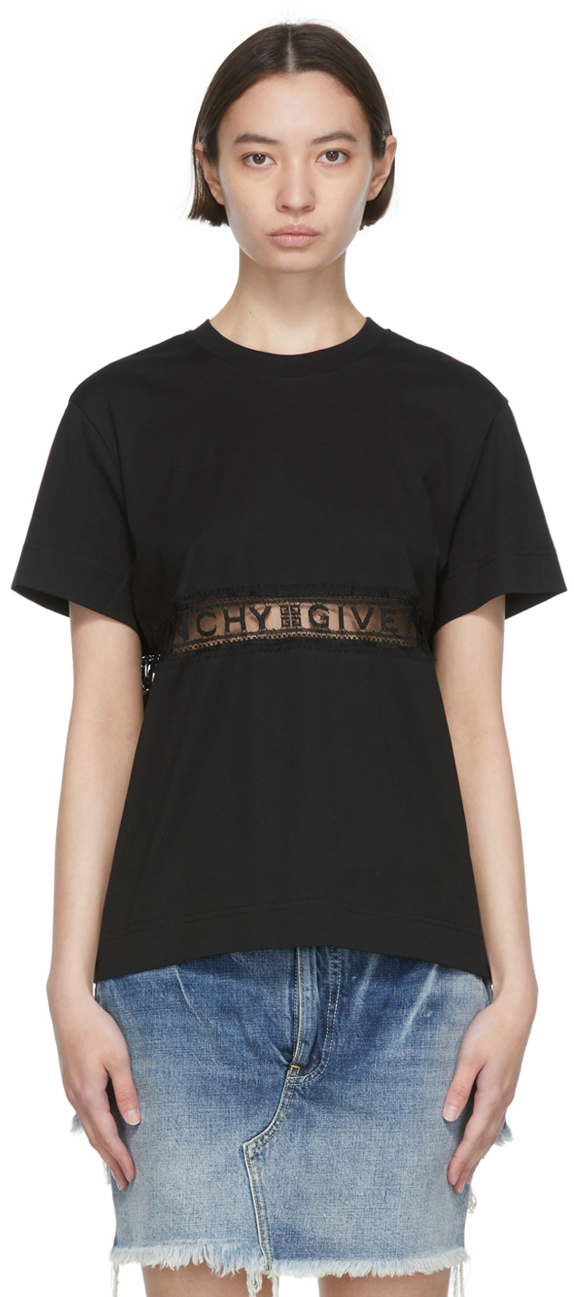 Givenchy Black Cotton T-Shirt