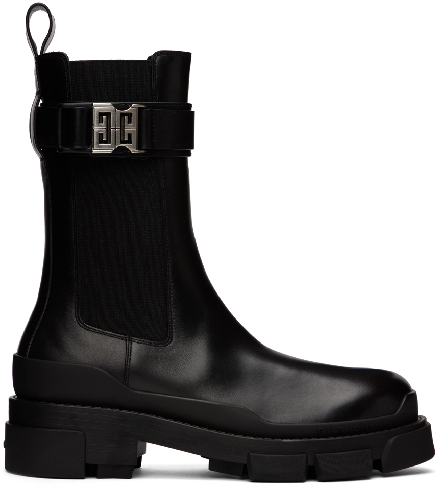 Black Terra Chelsea Boots