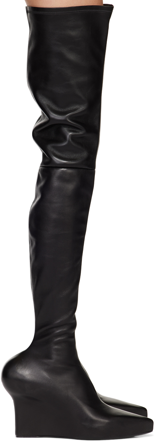 Black Pointed Boots by Givenchy on Sale