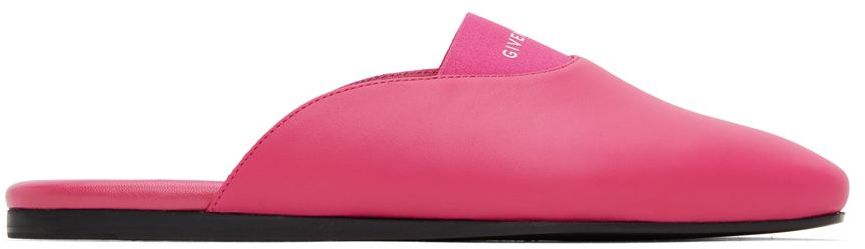 Givenchy Pink Dune Mules In 652 Neon Pink