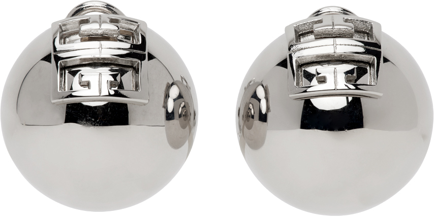 GIVENCHY / 4G SILVERY STUD EARRINGS ピアス（Givenchy 4G