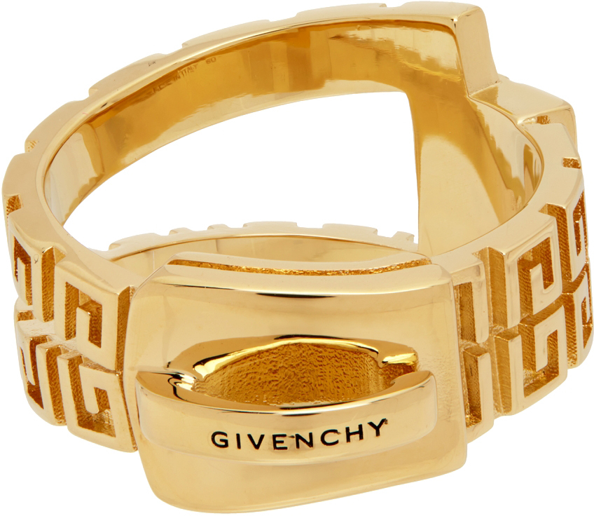 Givenchy Gold G Zip Ring