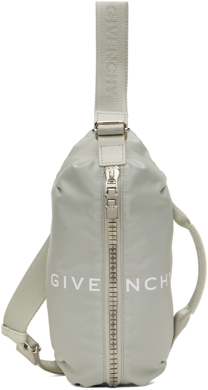 Givenchy: Gray G-Zip Bum Bag | SSENSE