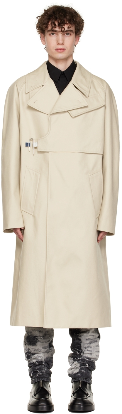 Givenchy Beige U-Lock Trench Coat