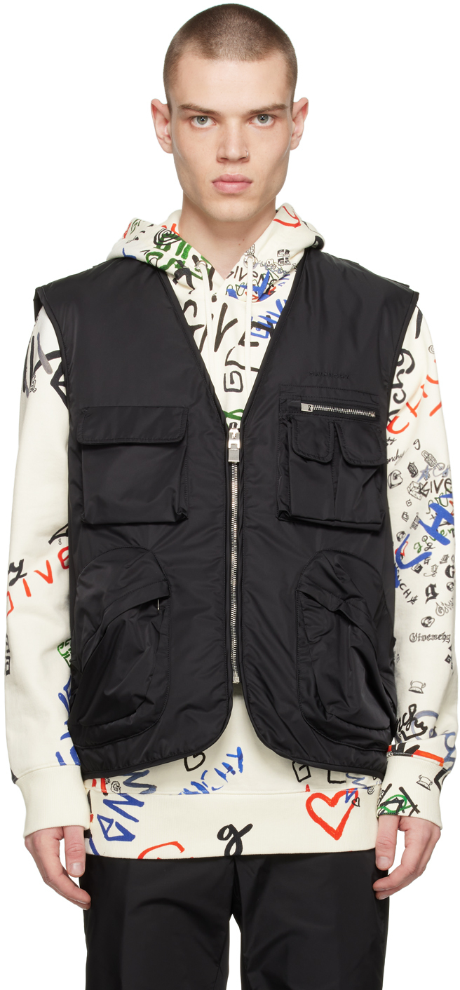 Black Multipocket Vest