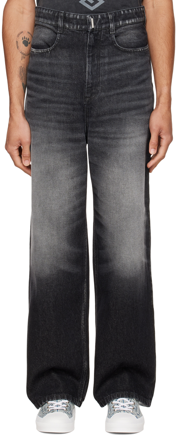 Gray Straight Cut Jeans Ssense Uomo Abbigliamento Pantaloni e jeans Jeans Jeans straight 