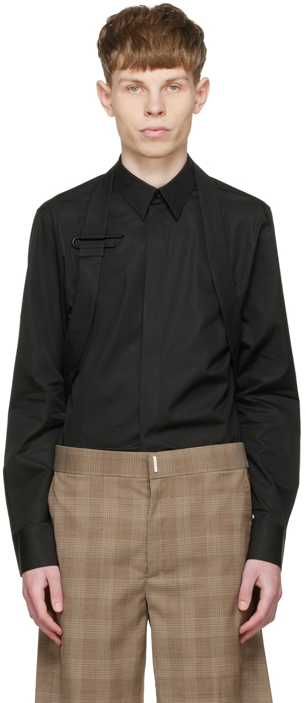 Givenchy Men's Black Cotton Shirt