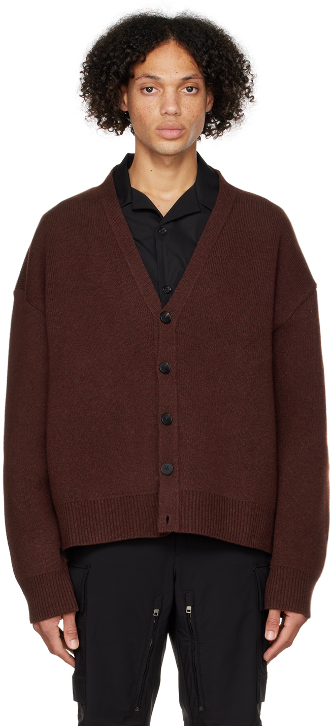 Shop Givenchy Brown 4g Zip Cardigan In 200-brown