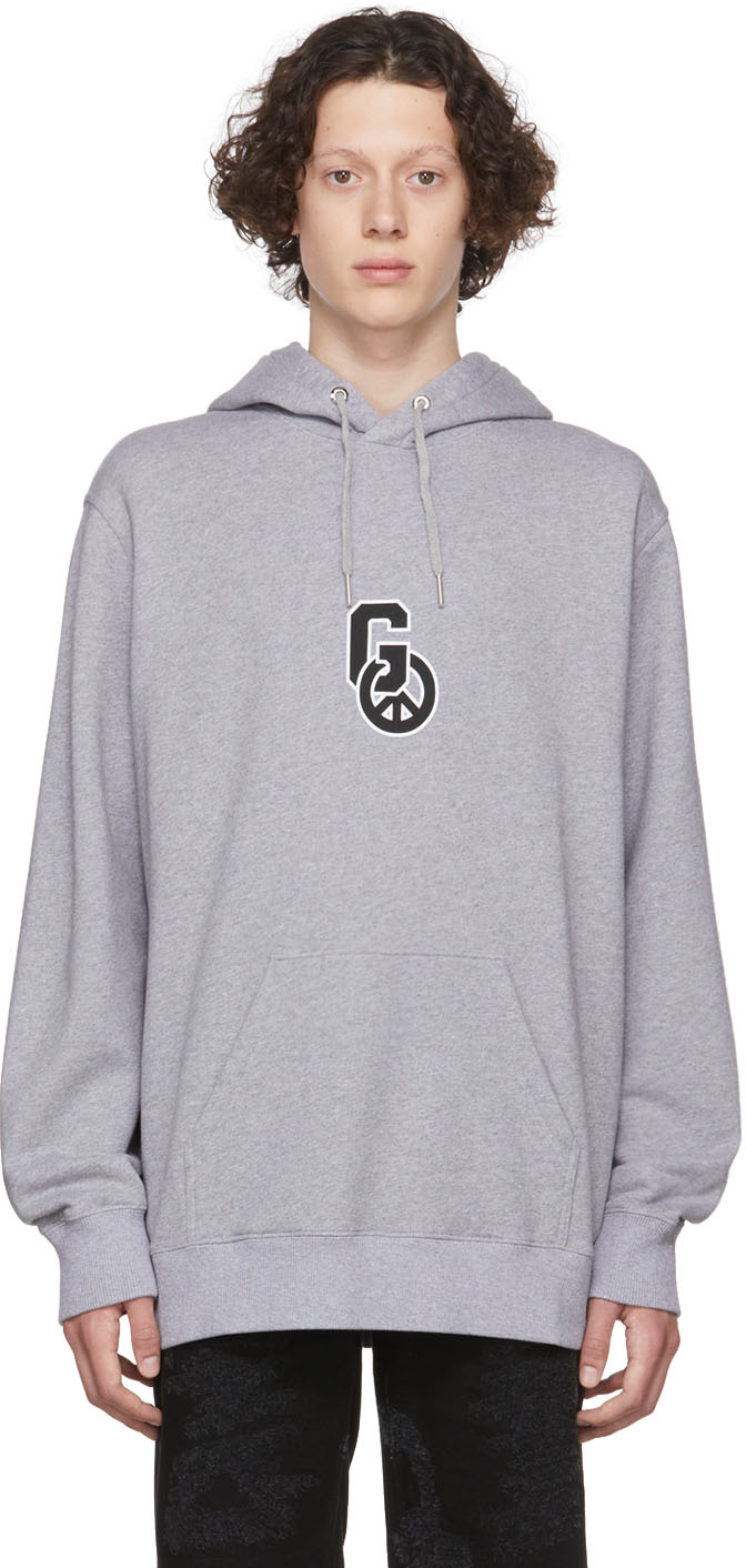 Givenchy Gray Cotton Hoodie