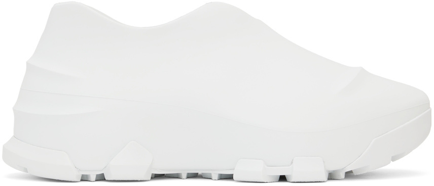 Givenchy White Monumental Mallow Low-Top Sneakers