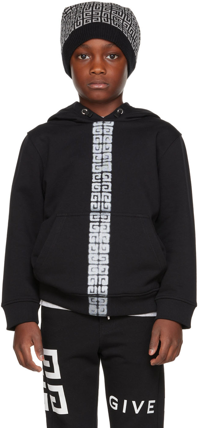 Kids Black Chito Edition 4G Hoodie by Givenchy on Sale