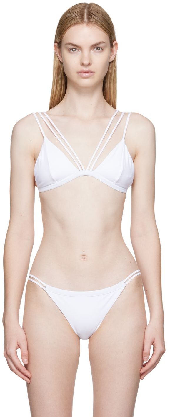 Agent Provocateur White Marina Bikini Set