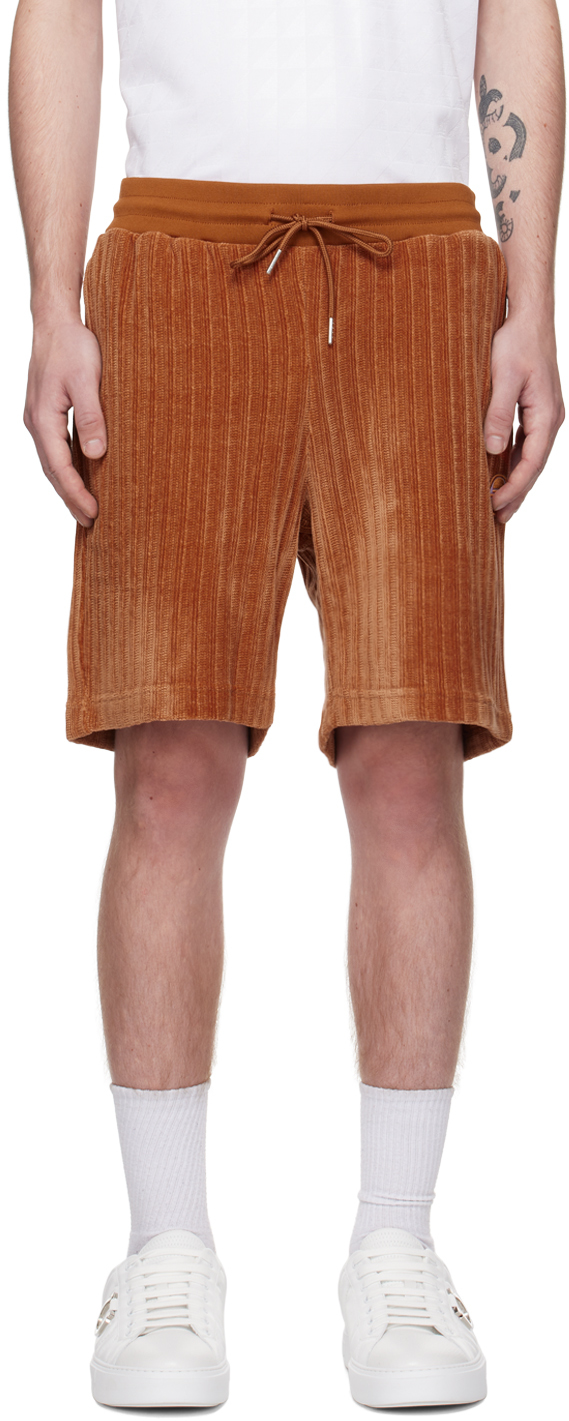Brown Doxxi Vegan Leather Shorts Ssense Uomo Abbigliamento Pantaloni e jeans Shorts Pantaloncini 