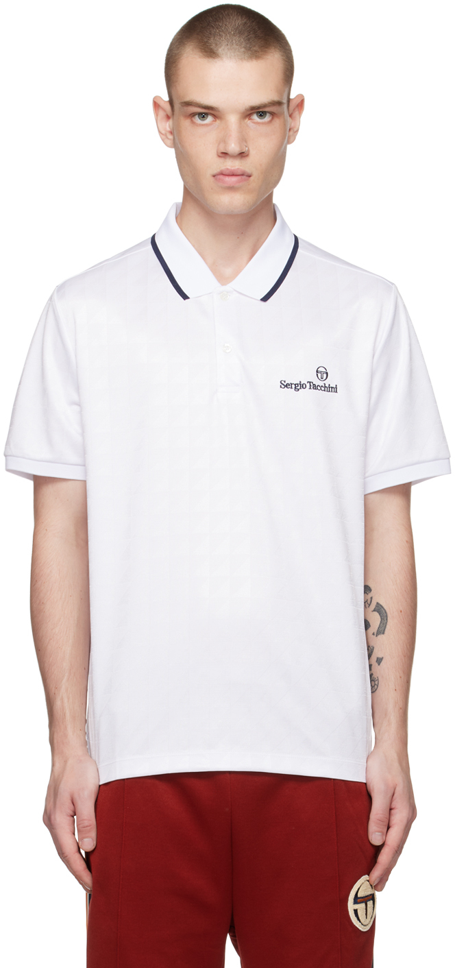 Ssense Uomo Abbigliamento Top e t-shirt T-shirt Polo White Jersey Polo 